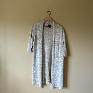 Eileen fisher Short Sleeve Long Cardigan Size Large